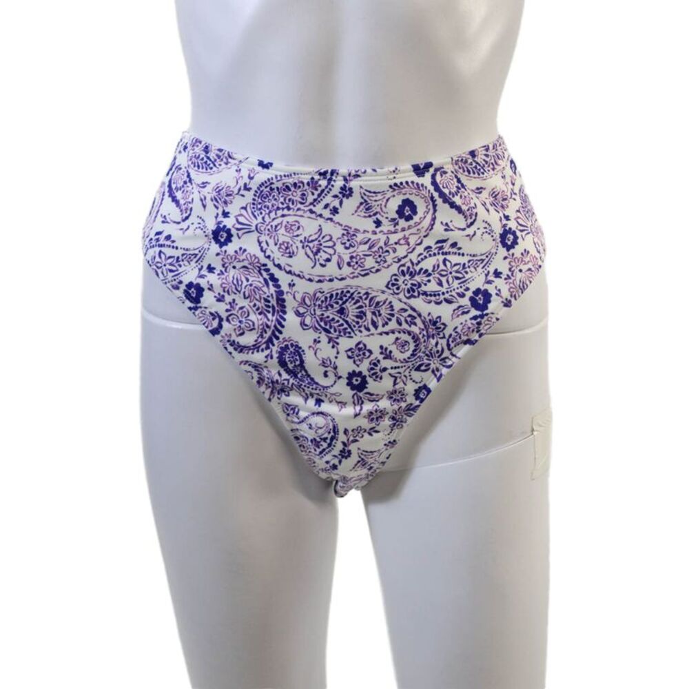 Bananhot Womens Jussy Covered Bikini Bottoms - Purple Bandana Size 3XL